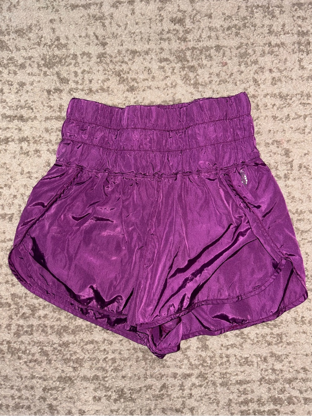 Free People The Way Home Shorts Purple